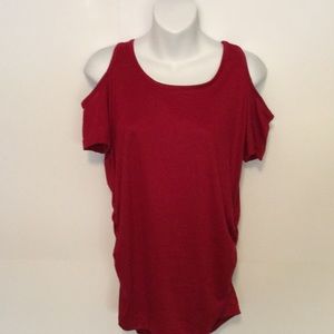 Cold shoulder shirt size Med. 18” bust